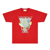 Casablanca T Shirts Fashion Print Street