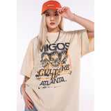 Unisex T-Shirts Gallery Dept Skull Print Vintage Old Tee