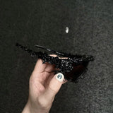 Trendy punk glasses dark series