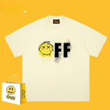 Drew T Shirts Short-Sleeved T-shirt Smiley Face
