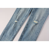Purple Brand Jeans Pure Cotton High Street Trend #9075