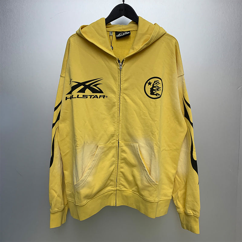 HS Hoodie Retro Printed Loose Autumn and winter