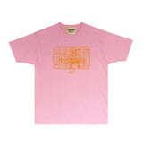Gallery Dept T Shirt Retro Printed Loose Short-Sleeved Shirt
