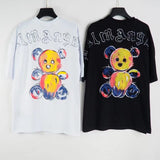Palm Angels T Shirts Bear Letter Print Short-Sleeve Men's Loose T-shirt