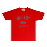 Gallery Dept T Shirt Retro Printed Loose Short-Sleeved Shirt