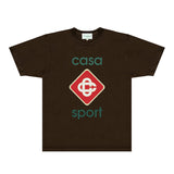 Casablanca T Shirts Fashion Print Street