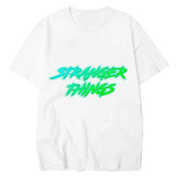 Stranger Things T Shirt Stranger-things-retro-neon Comfortable Loose round Neck