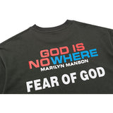 Marilyn Manson T Shirt Fog Loose Style T-shirt