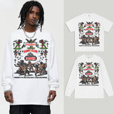 Vintage T-shirts American Vintage Printed Small Neckline Short Sleeve T-Shirt Pure Cotton