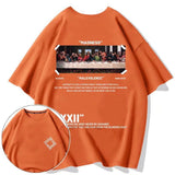 Caravaggio T-Shirts Men's plus Size Hip Hop Loose Short Sleeve Cotton T-shirt