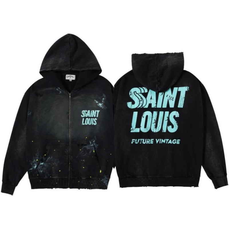 Mens Vintage T-Shirts SSSAINT LOUIS American Vintage Sweater Hoodie