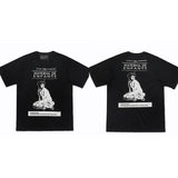 ERD T Shirts Short Sleeve Retro Slogan T-shirt Cotton