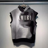 Amiri Hoodie Autumn/Winter AMI Letter Logo Printed Hooded Sweater Men and Women