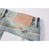 Purple Brand Jeans Pure Cotton High Street Trend #9007