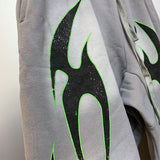 HS Pant Retro Printed Loose Autumn and winter