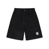 Amiri shorts drawstring slacks alphabet shorts