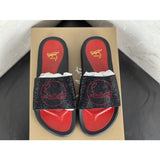 Louboutin-style red bottom shoes wind clmen's slippers red bottom non-slipabrasion resistant breathable fashiontrendy men's shoes hot style