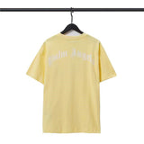 Palm Angels T Shirts Broken Bear Printed round Neck Short Sleeve T-shirt