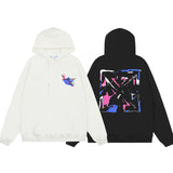 OFF WHITE Hoodie Trendy Street Style Personalized Cotton