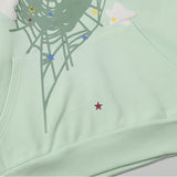 Sp5der Hoodie Cobweb Puff Print Pure Cotton