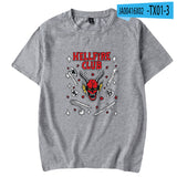 Stranger Things T Shirt Summer Menswear Amazon Pullover Short Sleeve Hellfire Club Stranger Things 4 Men's T-shirt Manufacturers Send On Behalf