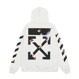 OFF WHITE Hoodie Trendy Street Style Personalized Cotton