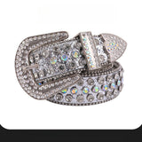 Hip-Hop Punk Rhinestone Belt