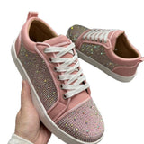 Louboutin-style red bottom shoes europeancl rivetstrendy men's shoes red bottom sneakersfashioneasiest for matchbest selling breathable casual shoes