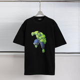 Marvel T Shirt Spring and Summer Versatile Short-Sleeved T-shirt Men and Women