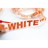 Off White Belt Magazine Letters