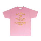 Rhude T Shirts Printed Trendy Pure Cotton