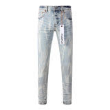 Purple Brand Jeans Pure Cotton High Street Trend #7017
