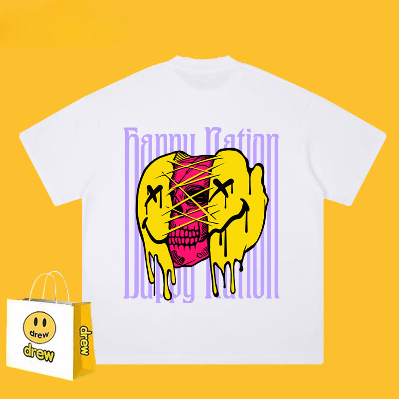 Drew T Shirts Short Sleeve T-shirt Loose round Neck