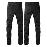 Purple Brand Jeans Pure Cotton High Street Trend #9108