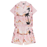 Casablanca Shirts And Shorts 2 Pieces Set Summer Print