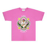 Casablanca T Shirts Fashion Print Street