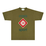 Casablanca T Shirts Fashion Print Street