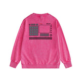 Amiri Distressed Sweatshirt Printed Trendy Pure Cotton
