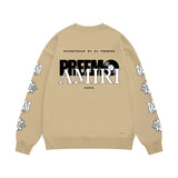 Amiri Sweatshirt Printed Trendy Pure Cotton