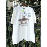 Mens Vintage T-Shirts VINTAGE Old Printed Crew Neck Short Sleeve T-Shirt