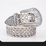 Hip-hop punk rhinestone belt punk style