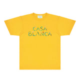 Casablanca T Shirts Fashion Print Street