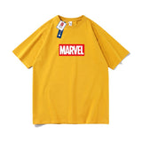 Marvel T Shirt Short Sleeve Iron Man Spider-Man T-shirt Men