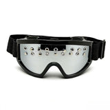 Trendy punk glasses rivets