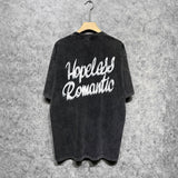 Amiri washed t-shirt heart wolf head short sleeve