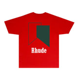 Rhude T Shirts Printed Trendy Pure Cotton