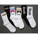 Men socks letter cotton socks