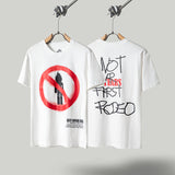 Travis Scott T Shirts FW24 DAYS BEFORE RODEO merchandise with English print on the back short-sleeved shirt