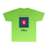 Rhude T Shirts Printed Trendy Pure Cotton