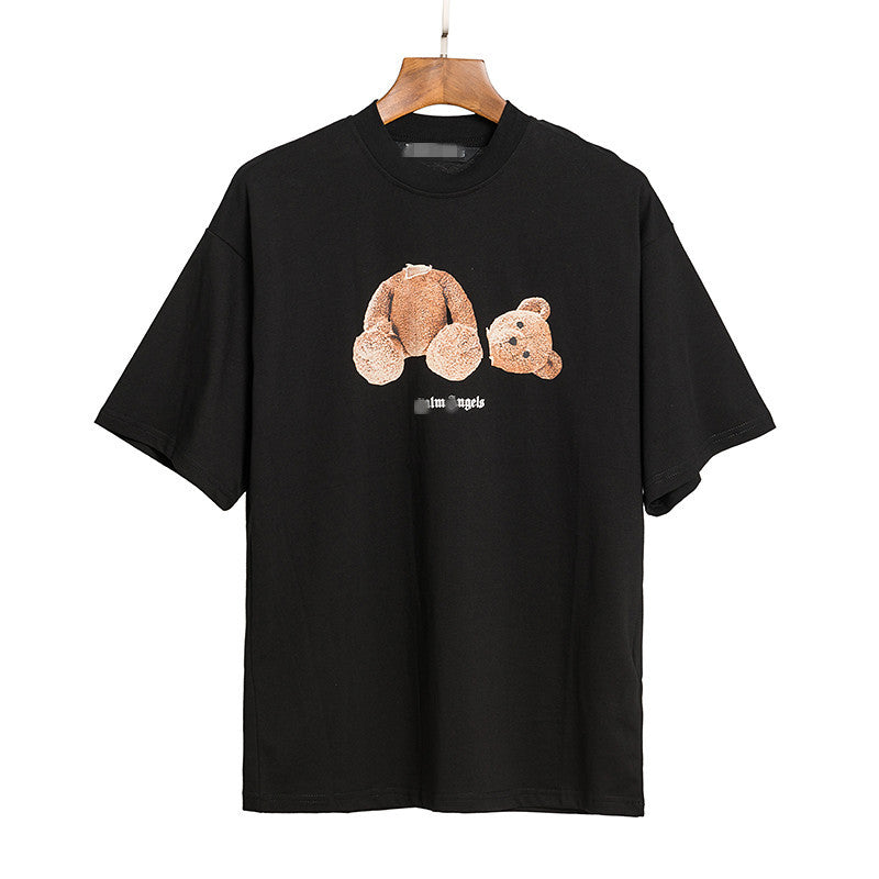 Palm Angels T Shirts Teddy Bear Printed T-shirt Loose